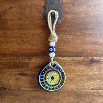 Evil eye Gold Blue