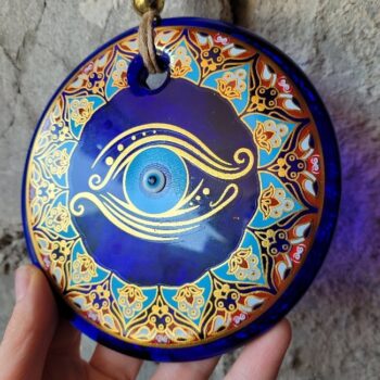 Gold Plated Wall Hanging Evil Eye